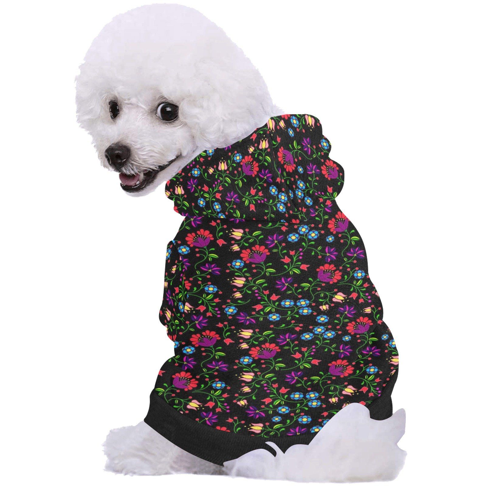 Fleur Indigine Pet Dog Hoodie Pet Dog Hoodie e-joyer 