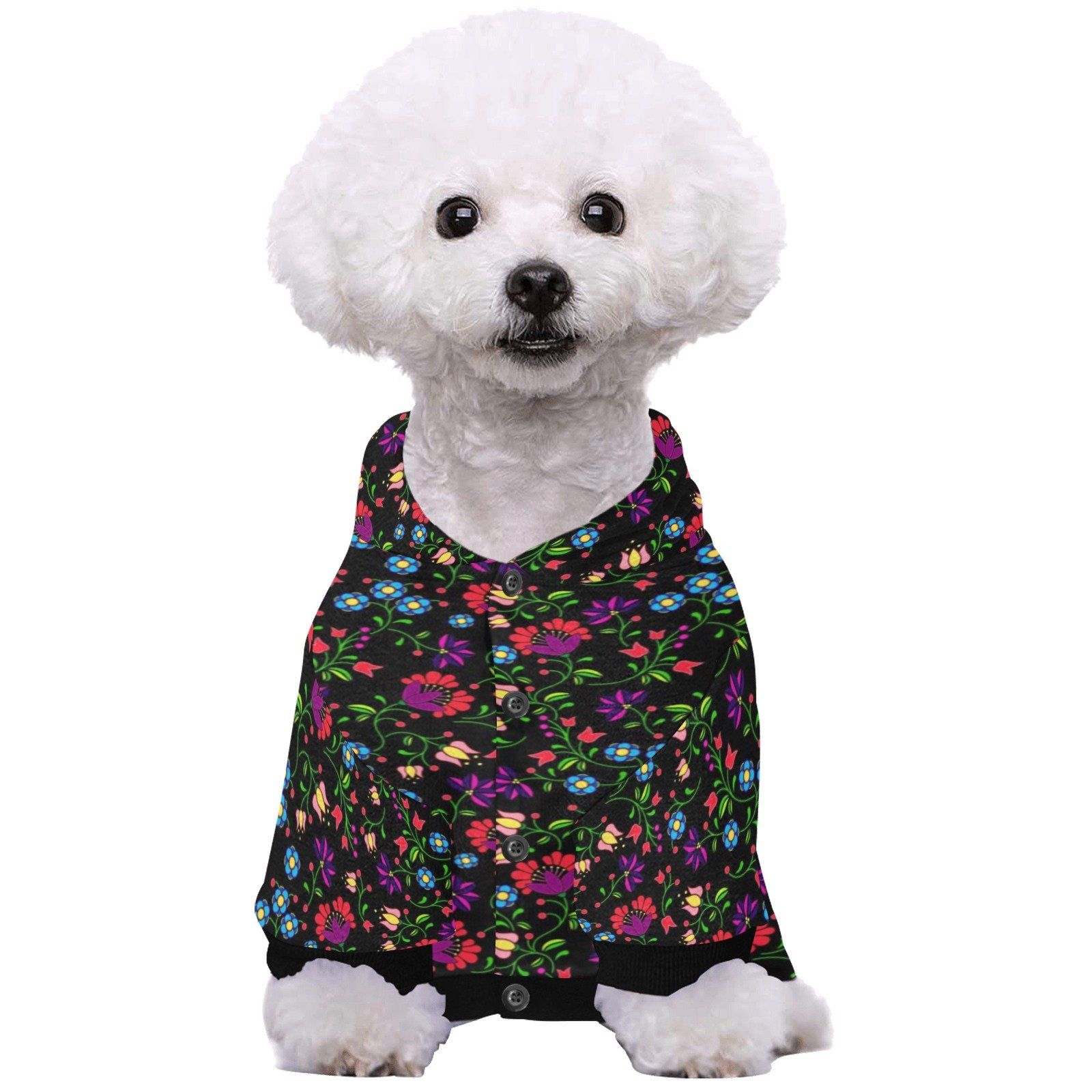 Fleur Indigine Pet Dog Hoodie Pet Dog Hoodie e-joyer 