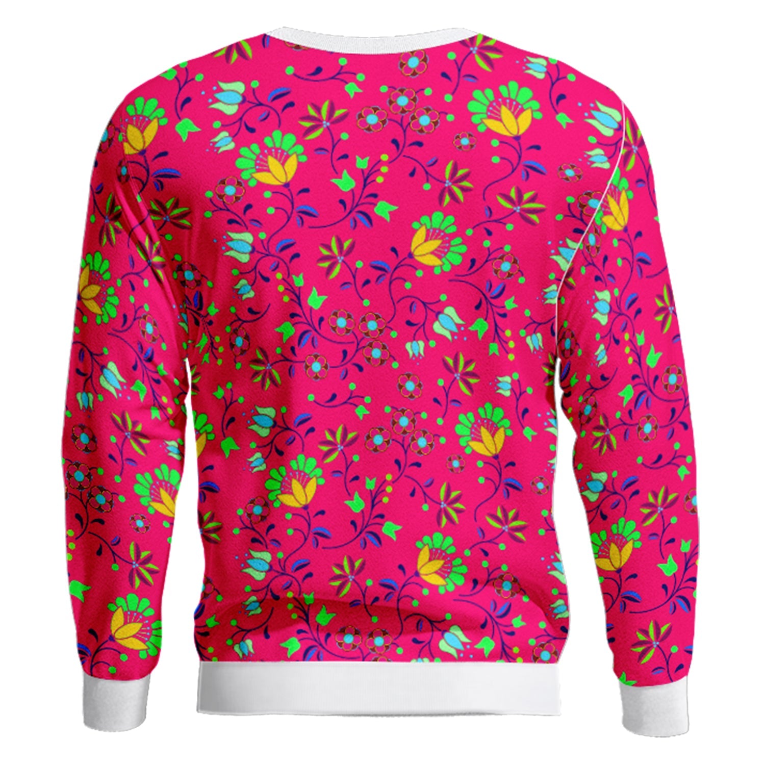 Fleur Indigine Rouge Unisex Crewneck Long Sleeve Top Herman 