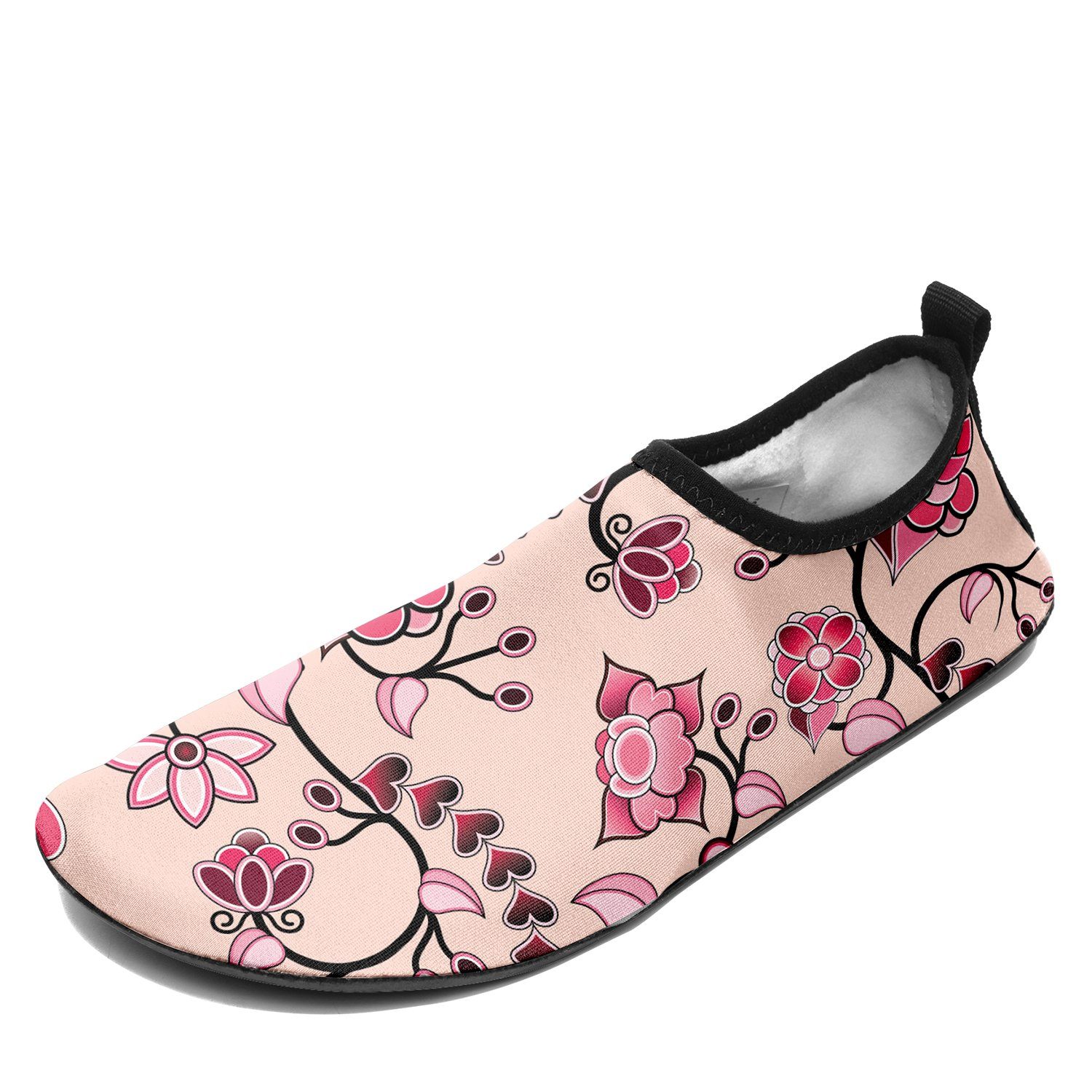 Floral Amour Sockamoccs Kid's Slip On Shoes Herman 