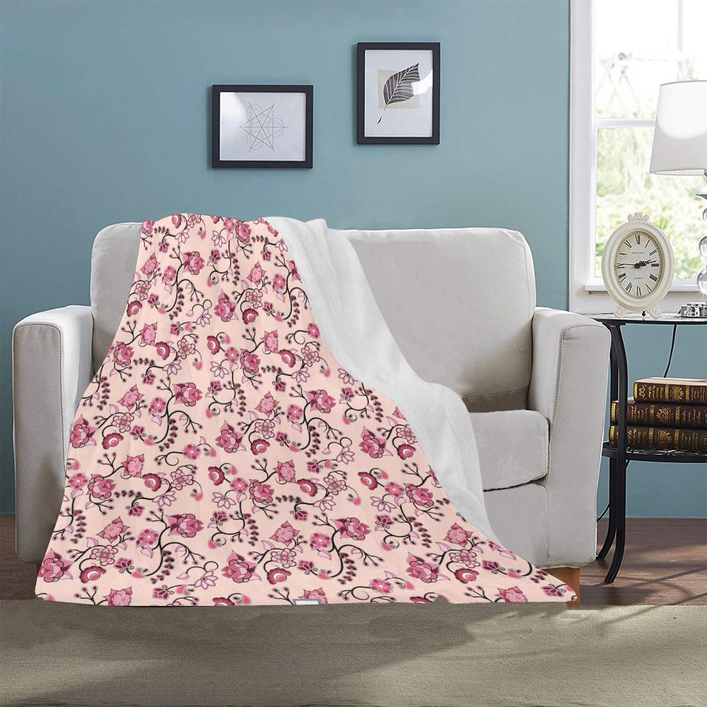 Floral Amour Ultra-Soft Micro Fleece Blanket 40"x50" Ultra-Soft Blanket 40''x50'' e-joyer 