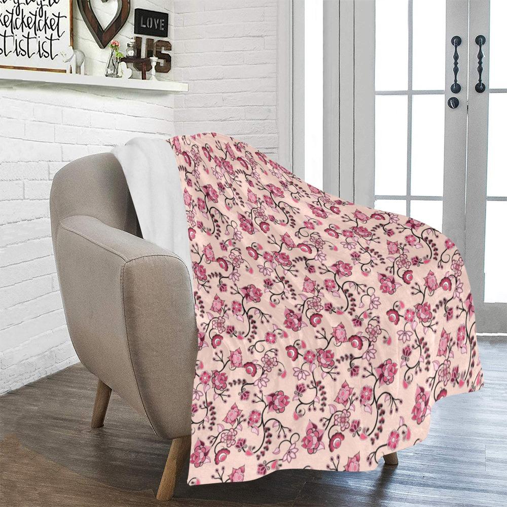 Floral Amour Ultra-Soft Micro Fleece Blanket 50"x60" Ultra-Soft Blanket 50''x60'' e-joyer 