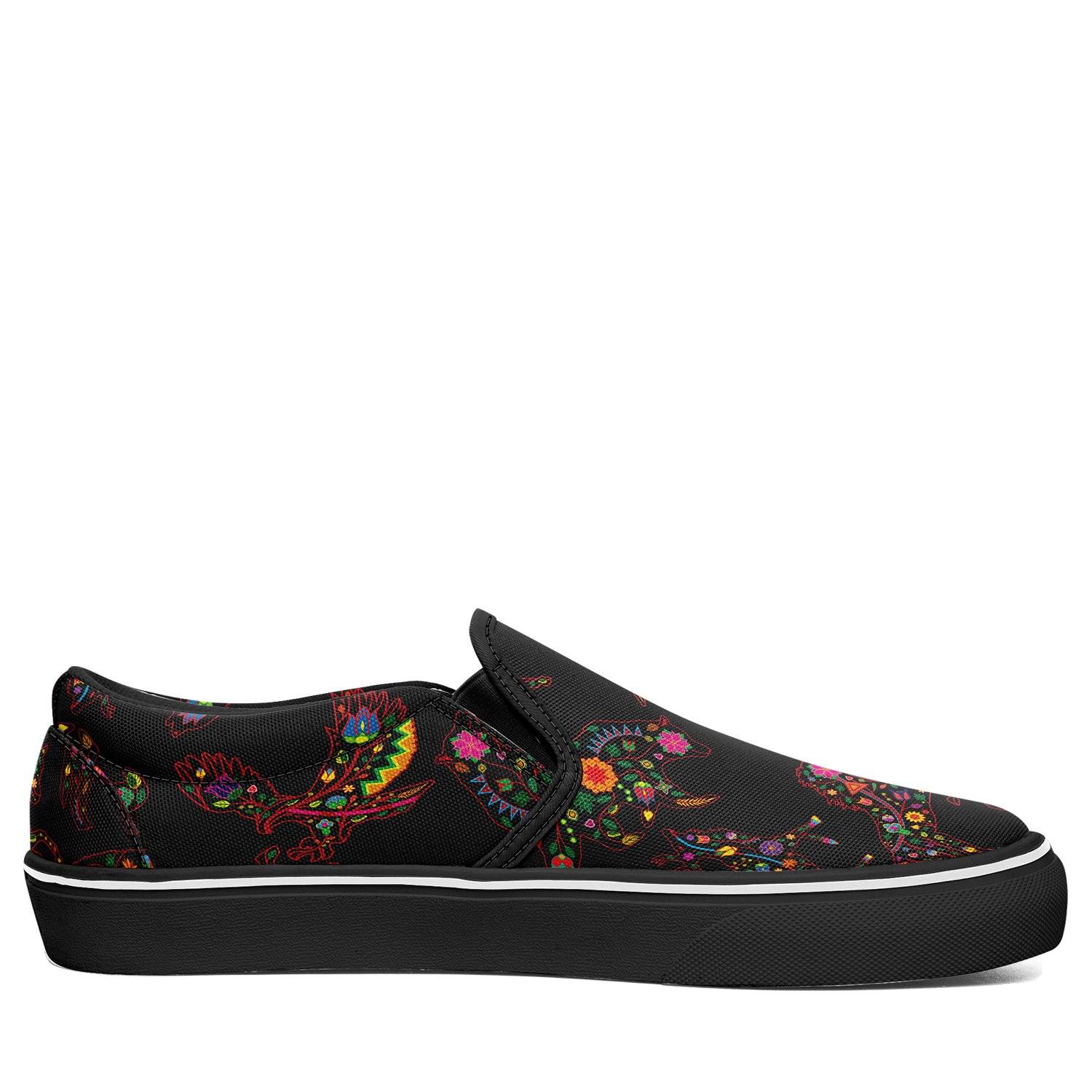 Floral Animals Otoyimm Kid's Canvas Slip On Shoes otoyimm Herman 