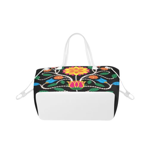 Floral Beadwork-03 Clover Canvas Tote Bag (Model 1661) Clover Canvas Tote Bag (1661) e-joyer 