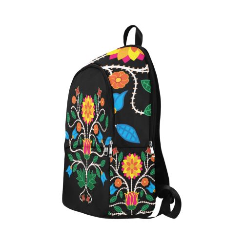 Floral Beadwork-03 Fabric Backpack for Adult (Model 1659) Casual Backpack for Adult (1659) e-joyer 