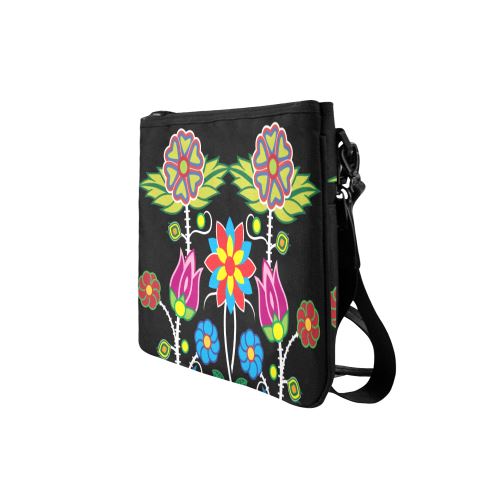 Floral Beadwork-04 Slim Clutch Bag (Model 1668) Slim Clutch Bags (1668) e-joyer 