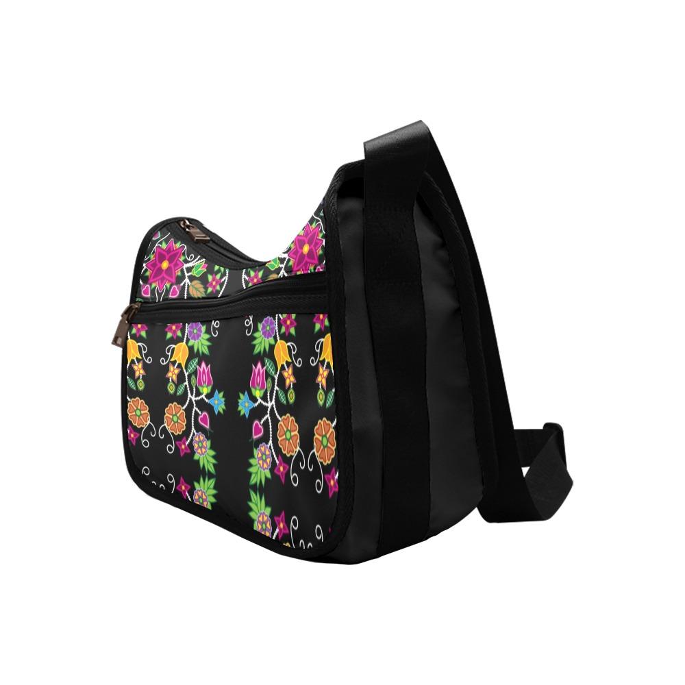 Floral Beadwork Crossbody Bags (Model 1616) Crossbody Bags (1616) e-joyer 