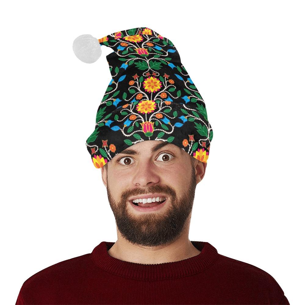 Floral Beadwork Four Clans Santa Hat Santa Hat e-joyer 