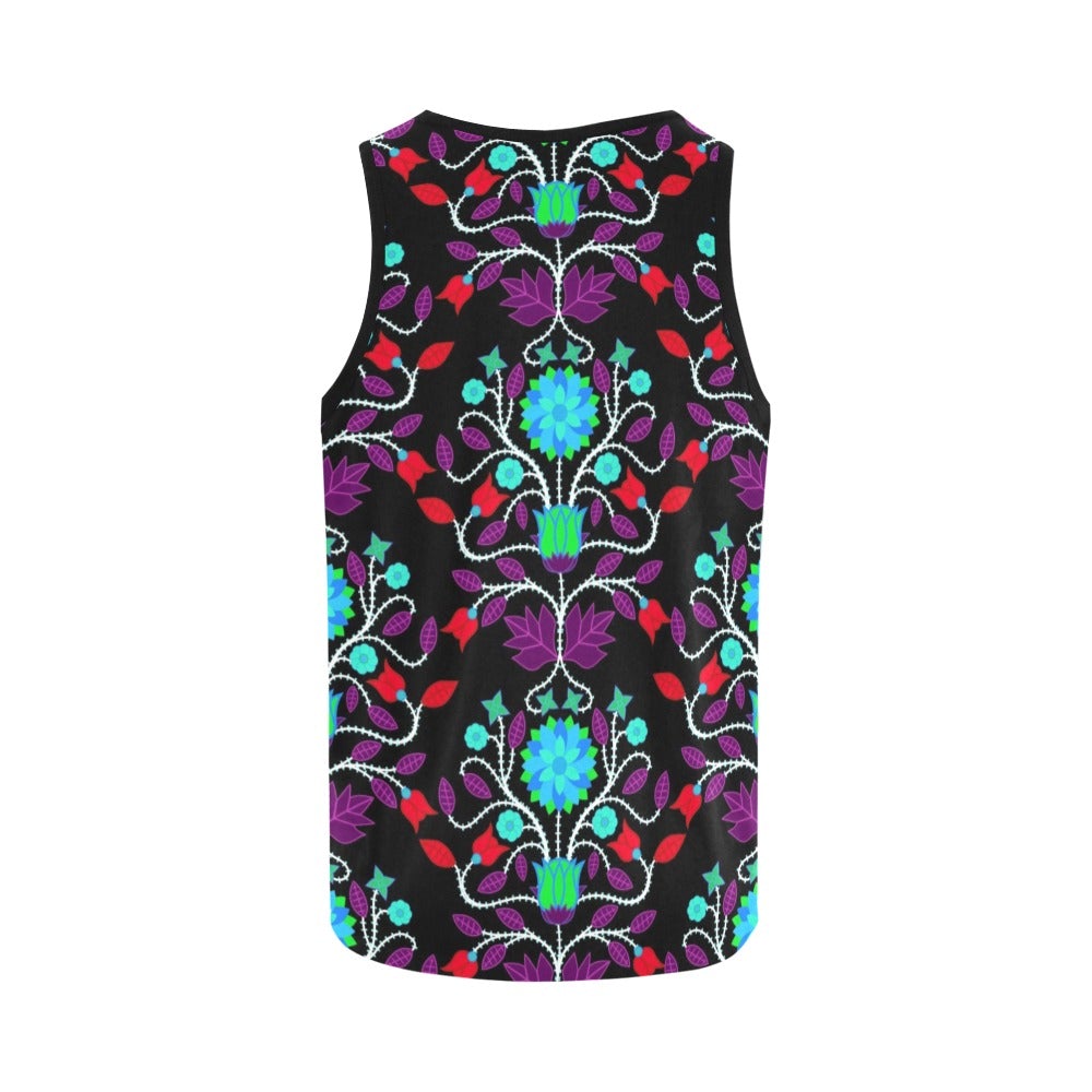 Floral Beadwork Four Clans Winter All Over Print Tank Top for Women (Model T43) All Over Print Tank Top for Women (T43) e-joyer 