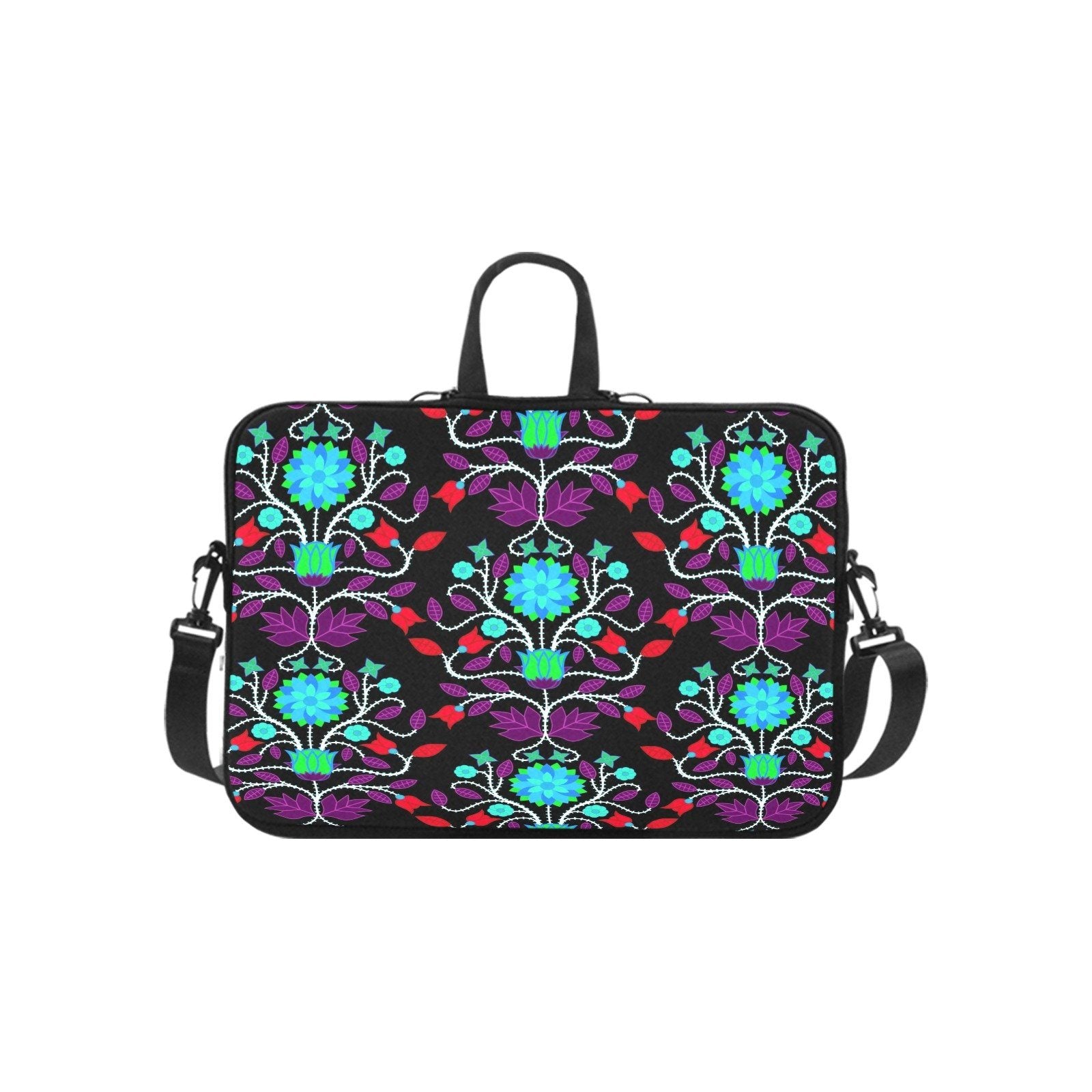 Floral Beadwork Four Clans Winter Laptop Handbags 17" bag e-joyer 