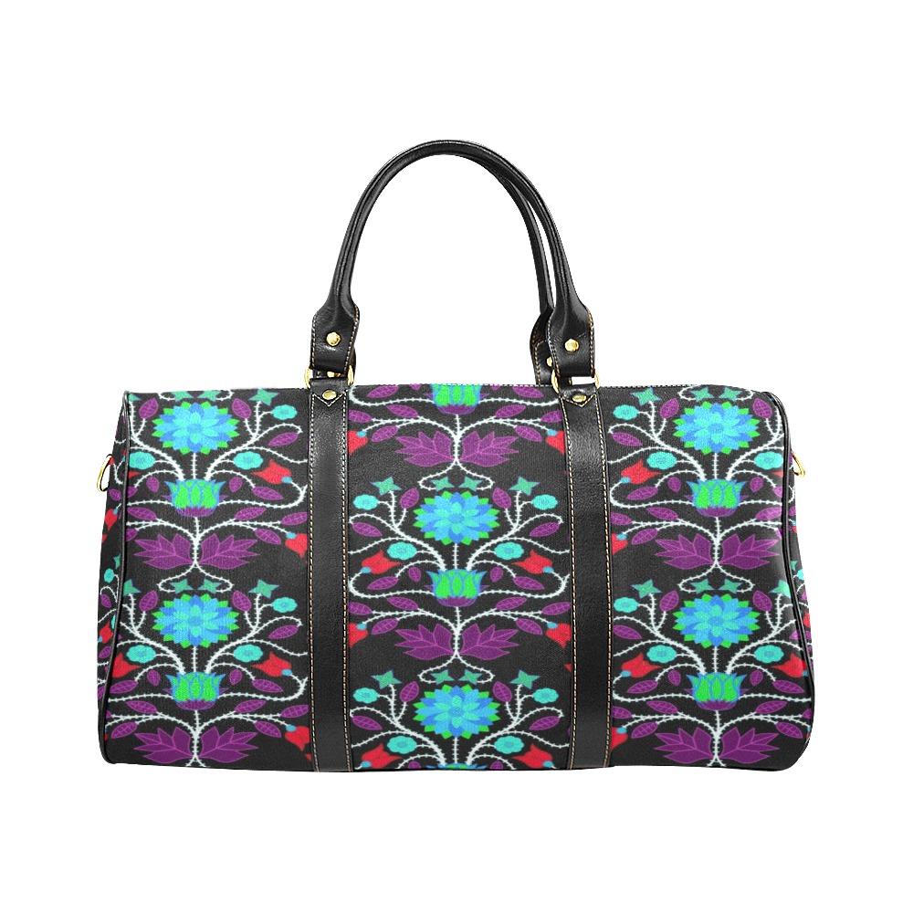 Floral Beadwork Four Clans Winter New Waterproof Travel Bag/Small (Model 1639) bag e-joyer 