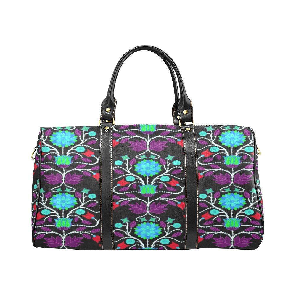 Floral Beadwork Four Clans Winter New Waterproof Travel Bag/Small (Model 1639) bag e-joyer 