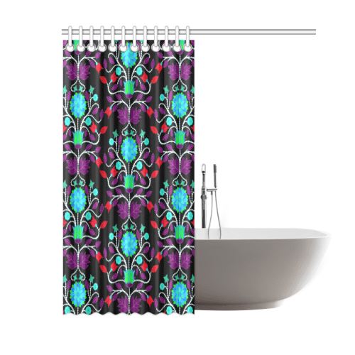 Floral Beadwork Four Clans Winter Shower Curtain 60"x72" Shower Curtain 60"x72" e-joyer 