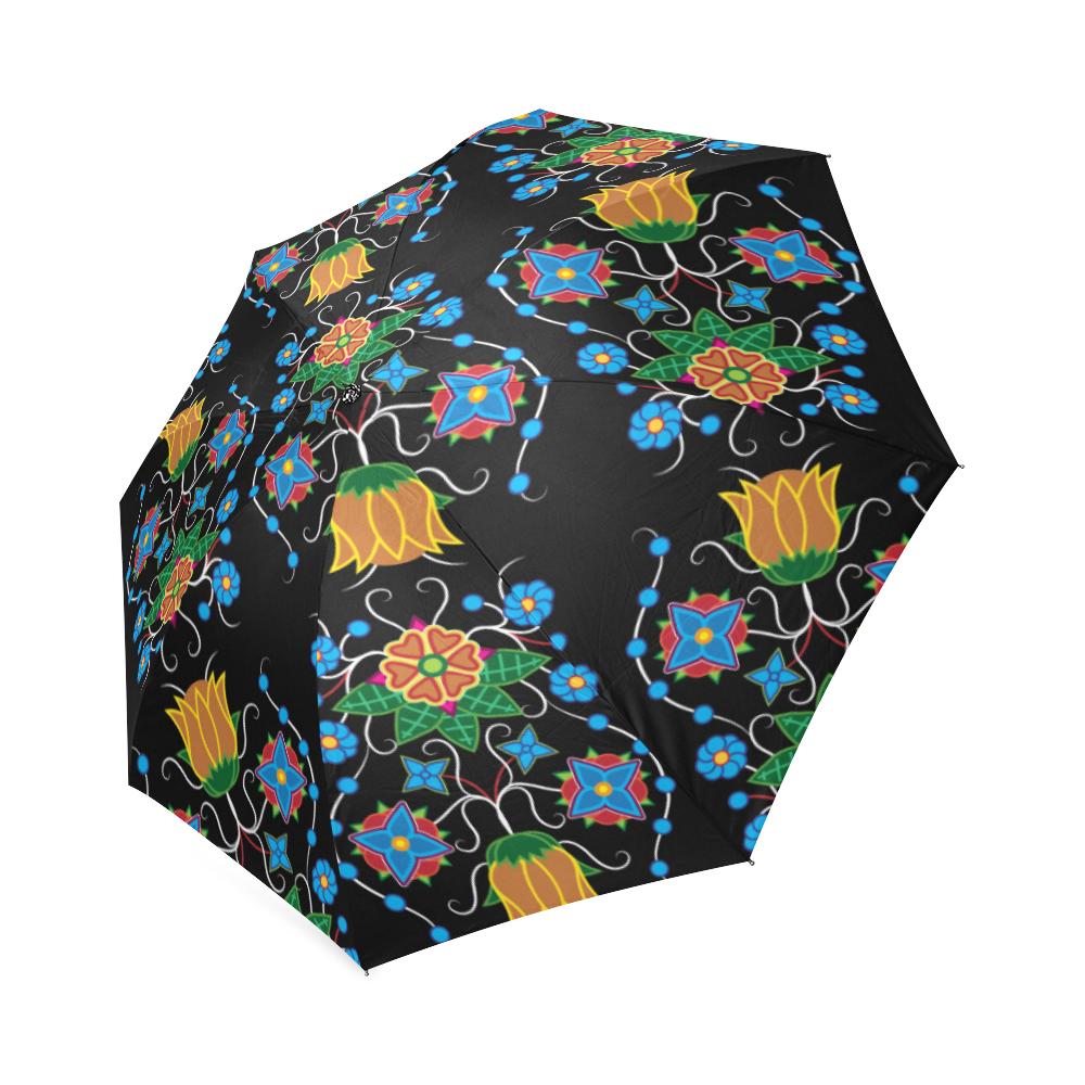 Floral Beadwork Four Mothers Foldable Umbrella Foldable Umbrella e-joyer 