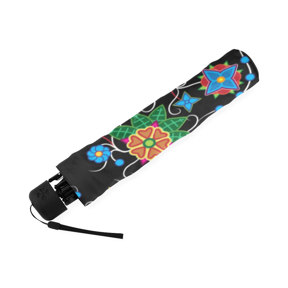 Floral Beadwork Four Mothers Foldable Umbrella Foldable Umbrella e-joyer 