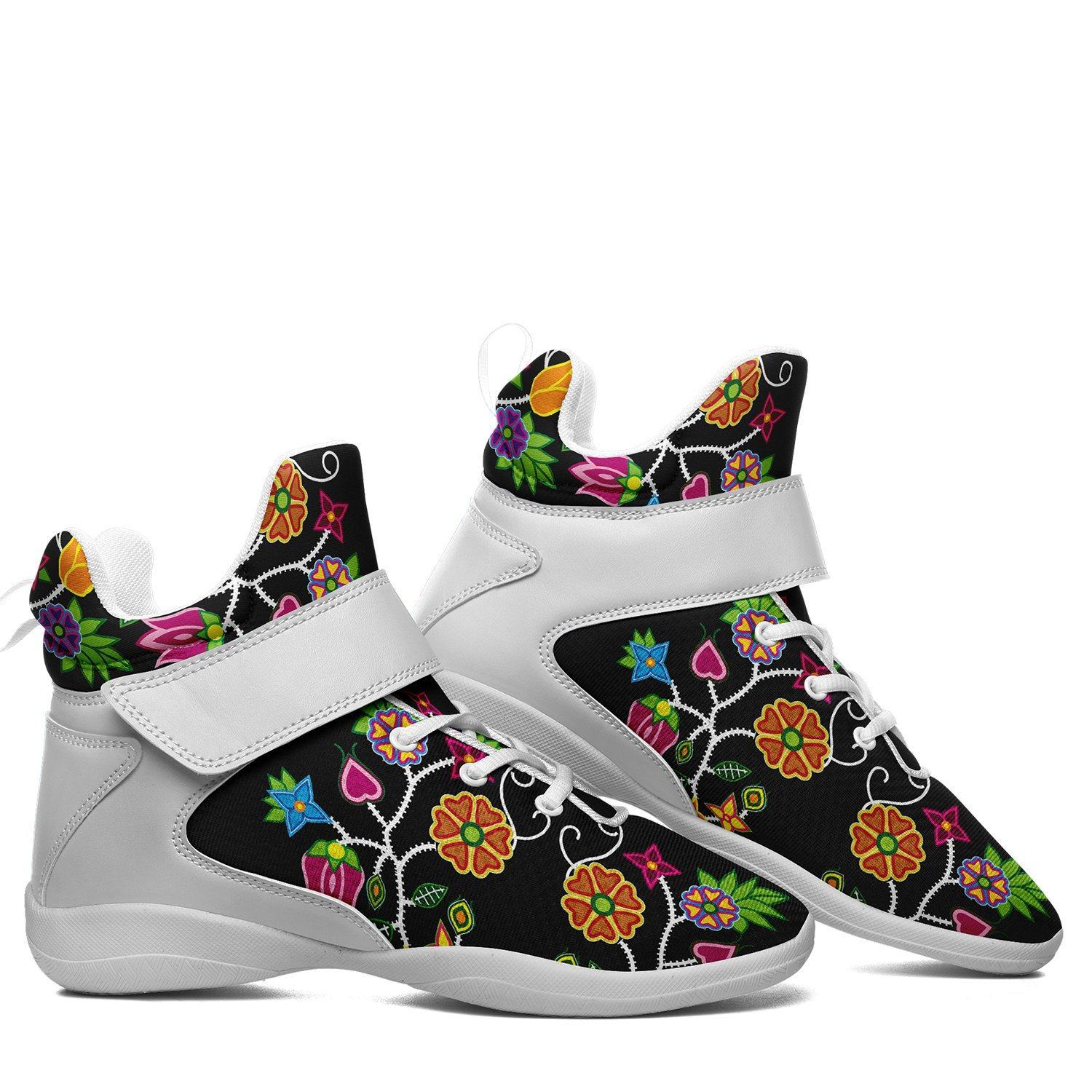 Floral Beadwork Kid's Ipottaa Basketball / Sport High Top Shoes 49 Dzine 