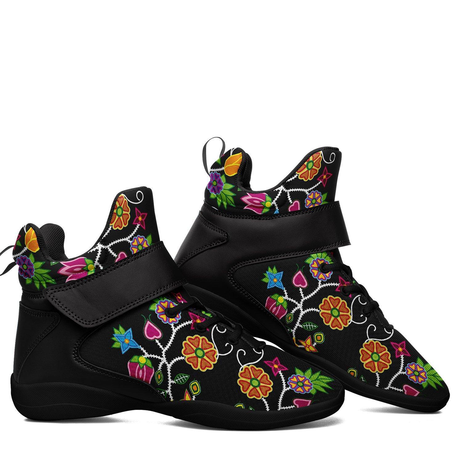 Floral Beadwork Kid's Ipottaa Basketball / Sport High Top Shoes 49 Dzine 