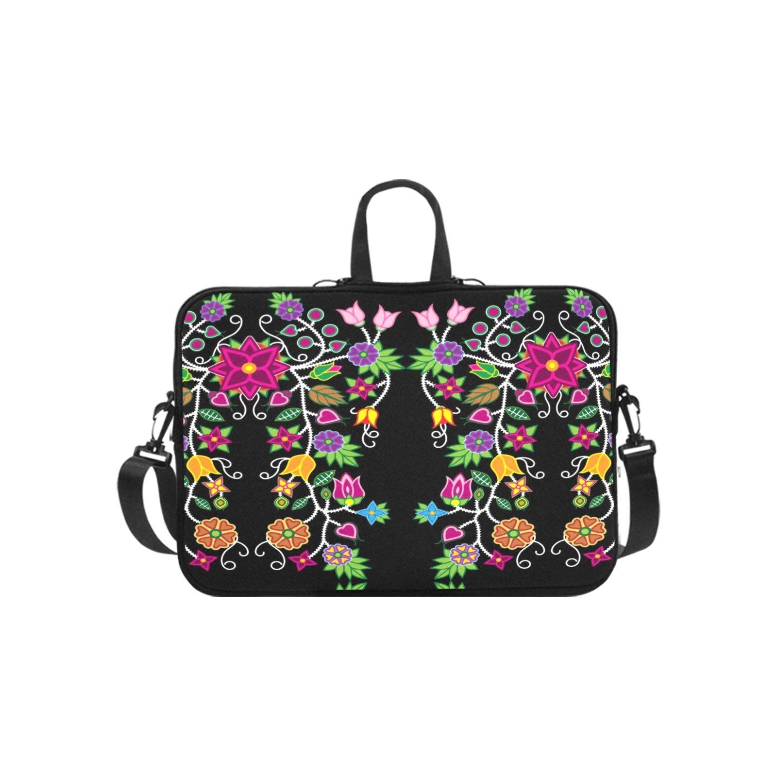 Floral Beadwork Laptop Handbags 17" bag e-joyer 