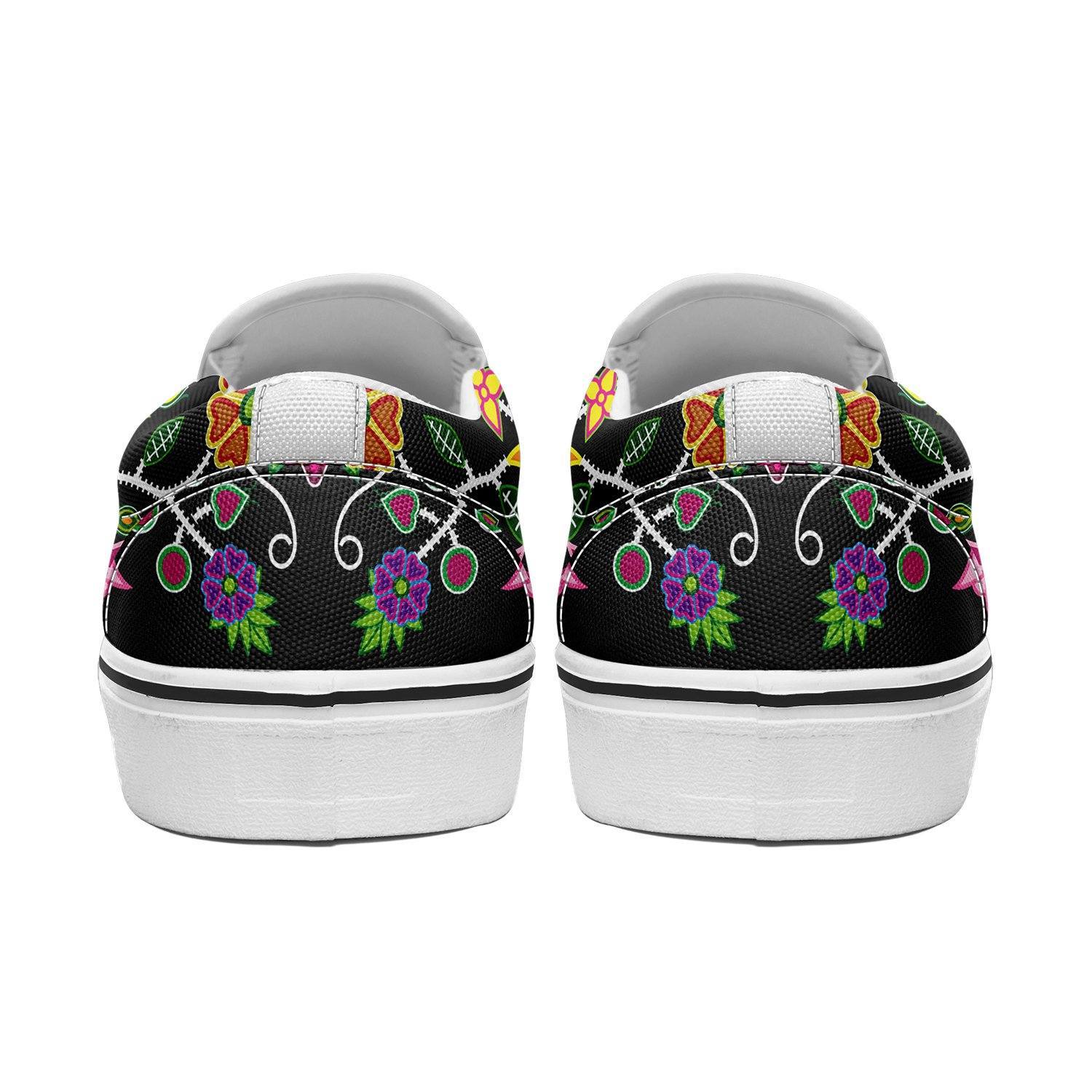 Floral Beadwork Otoyimm Kid's Canvas Slip On Shoes 49 Dzine 