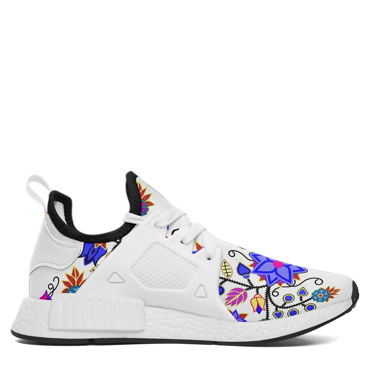 Floral Beadwork Seven Clans White Sinopaa Sneakers 49 Dzine 