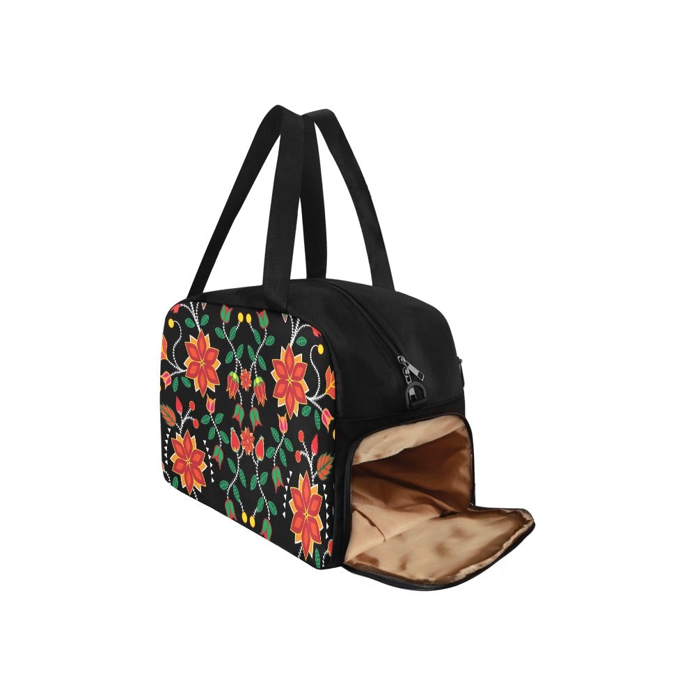 Floral Beadwork Six Bands Fitness Handbag (Model 1671) bag e-joyer 
