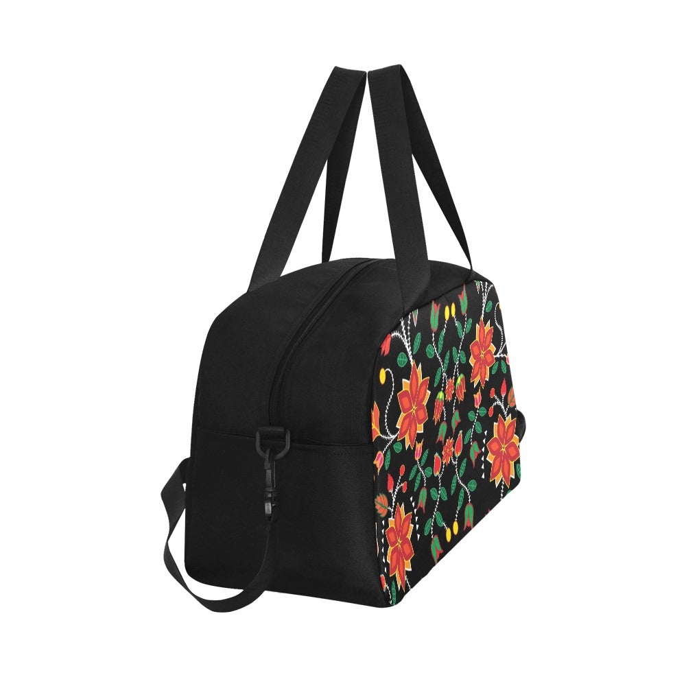Floral Beadwork Six Bands Fitness Handbag (Model 1671) bag e-joyer 
