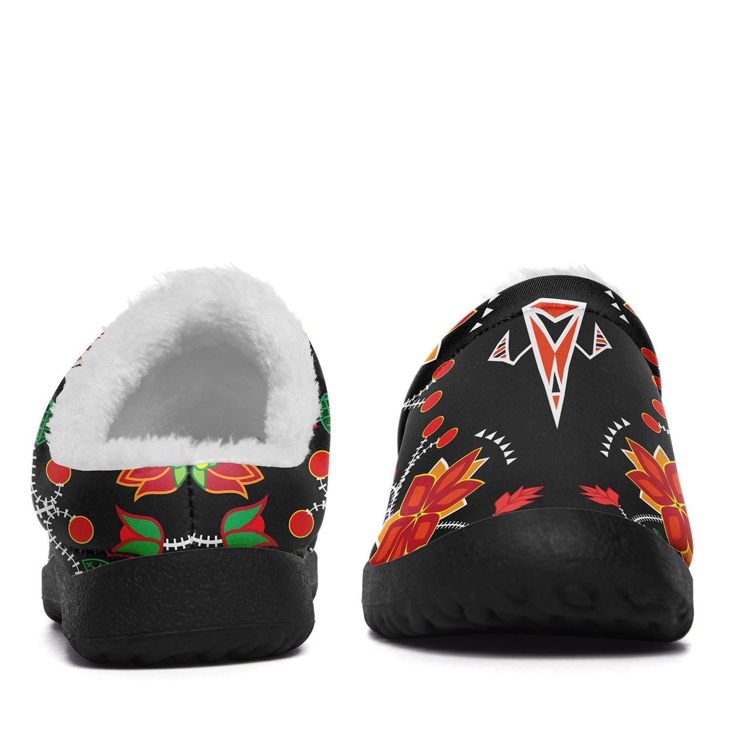 Floral Beadwork Six Bands Ikinnii Indoor Slipper 49 Dzine 
