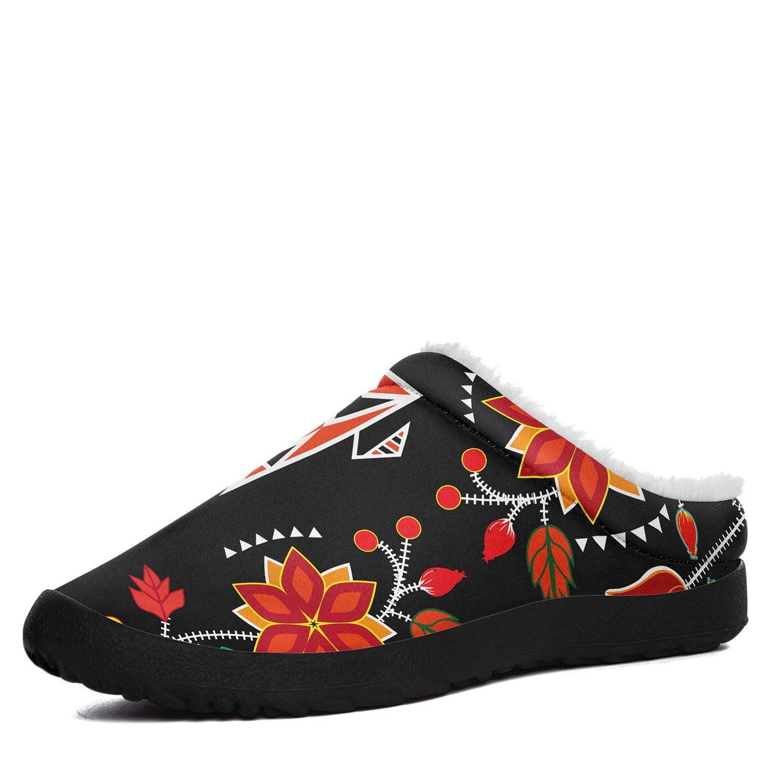 Floral Beadwork Six Bands Ikinnii Indoor Slipper 49 Dzine 
