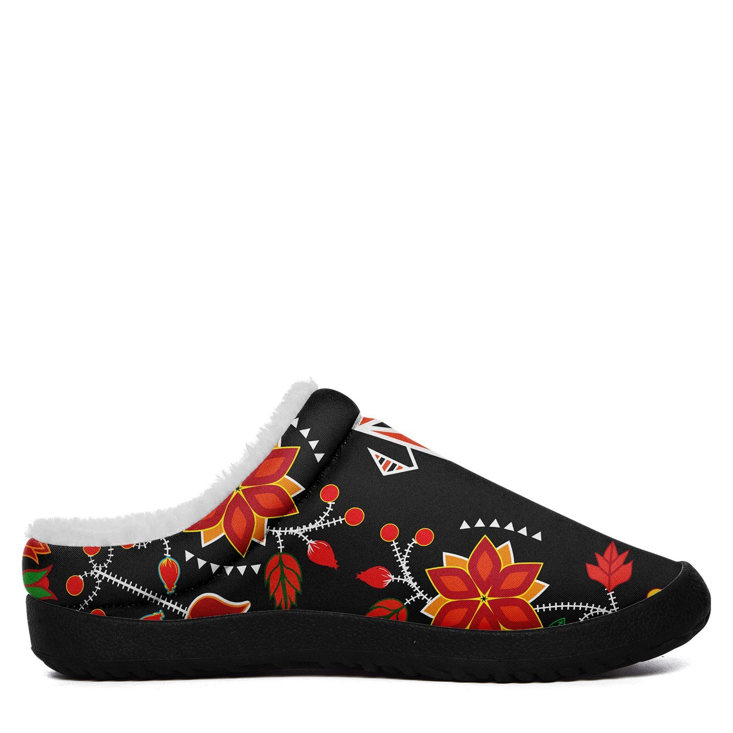 Floral Beadwork Six Bands Ikinnii Indoor Slipper 49 Dzine 