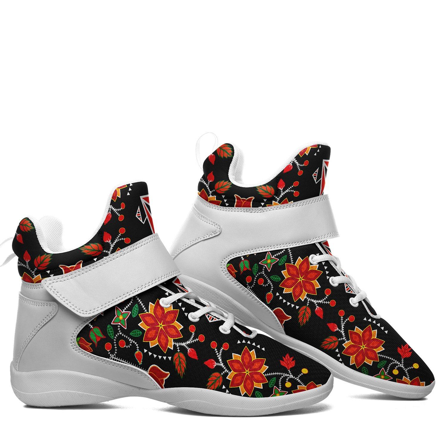 Floral Beadwork Six Bands Ipottaa Basketball / Sport High Top Shoes 49 Dzine 