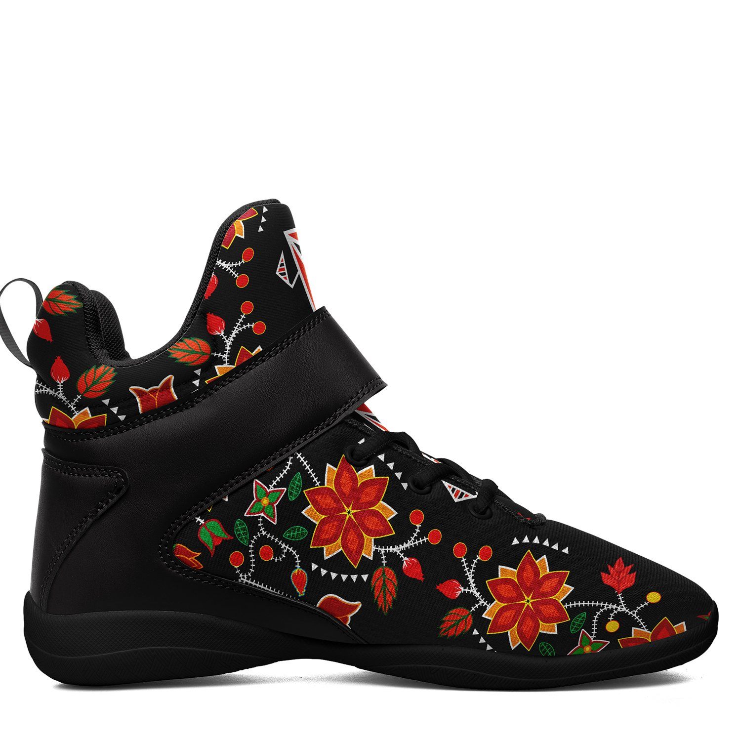 Floral Beadwork Six Bands Ipottaa Basketball / Sport High Top Shoes 49 Dzine 