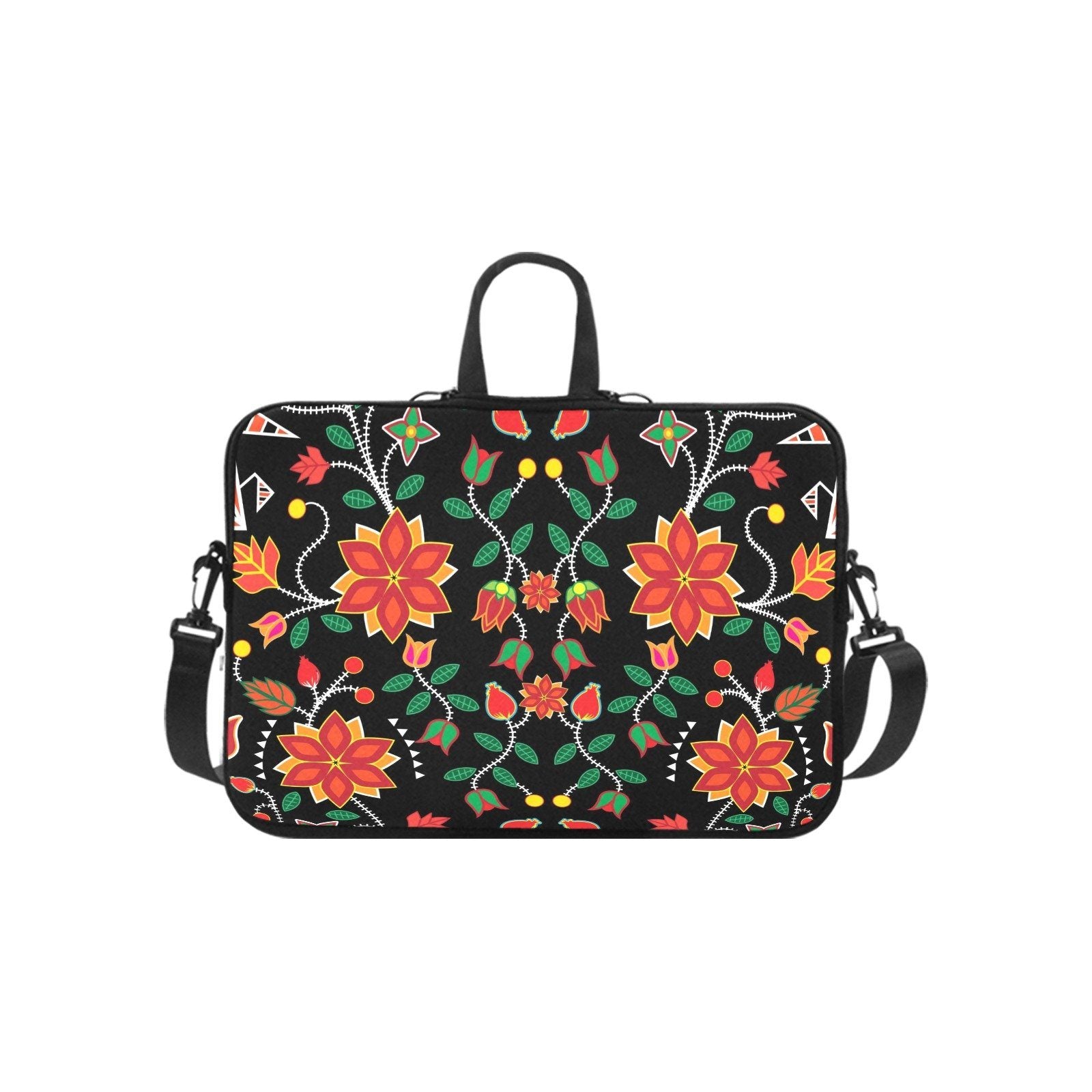 Floral Beadwork Six Bands Laptop Handbags 17" bag e-joyer 