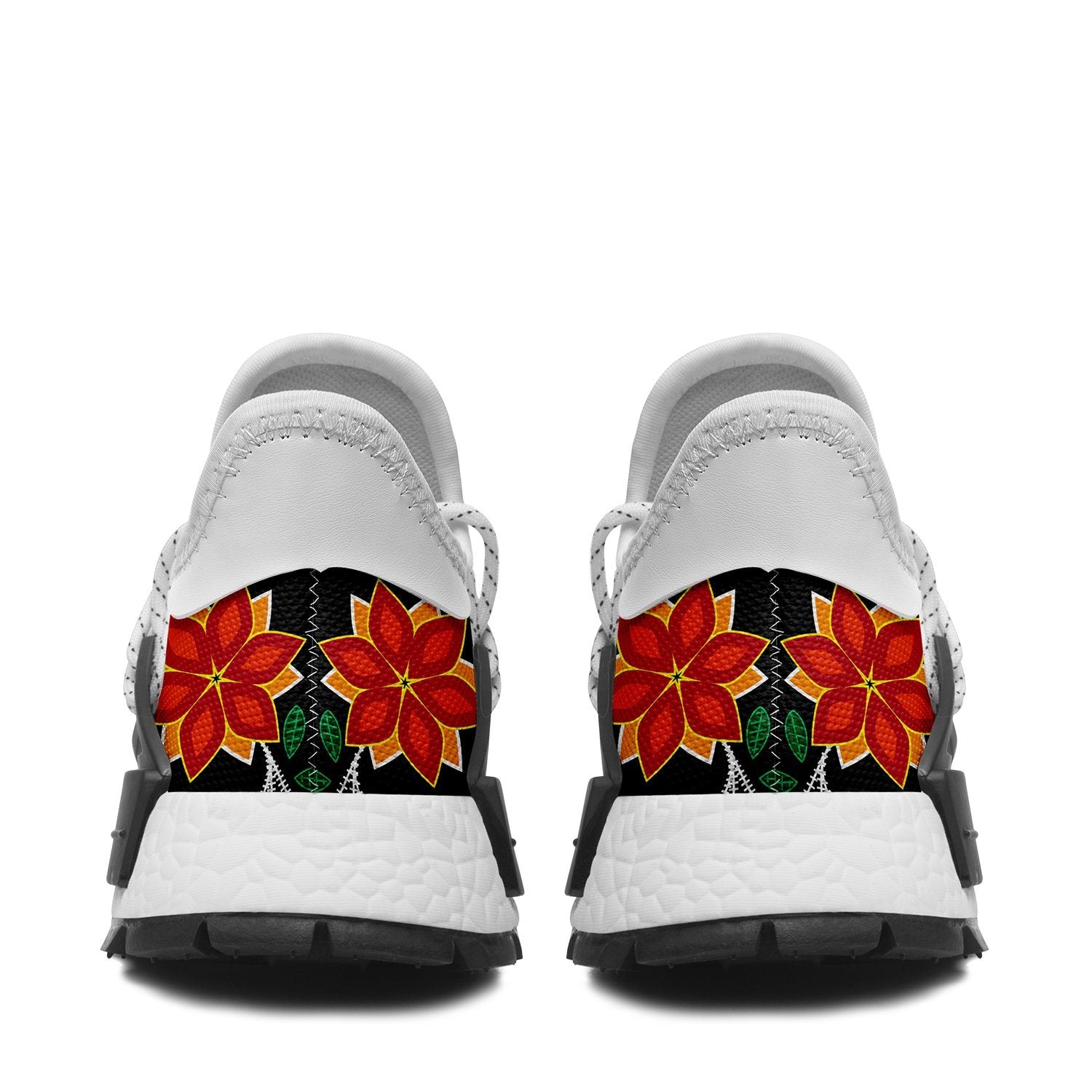 Floral Beadwork Six Bands Okaki Sneakers Shoes 49 Dzine 