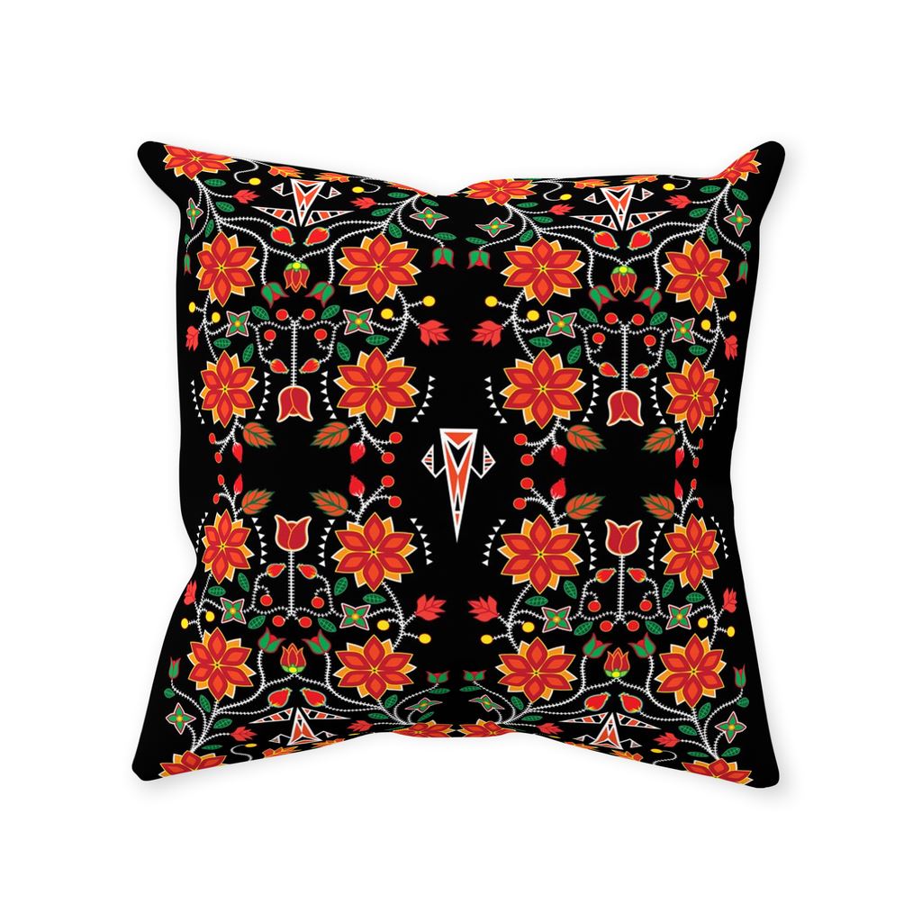 Floral Beadwork Six Bands Throw Pillows 49 Dzine 