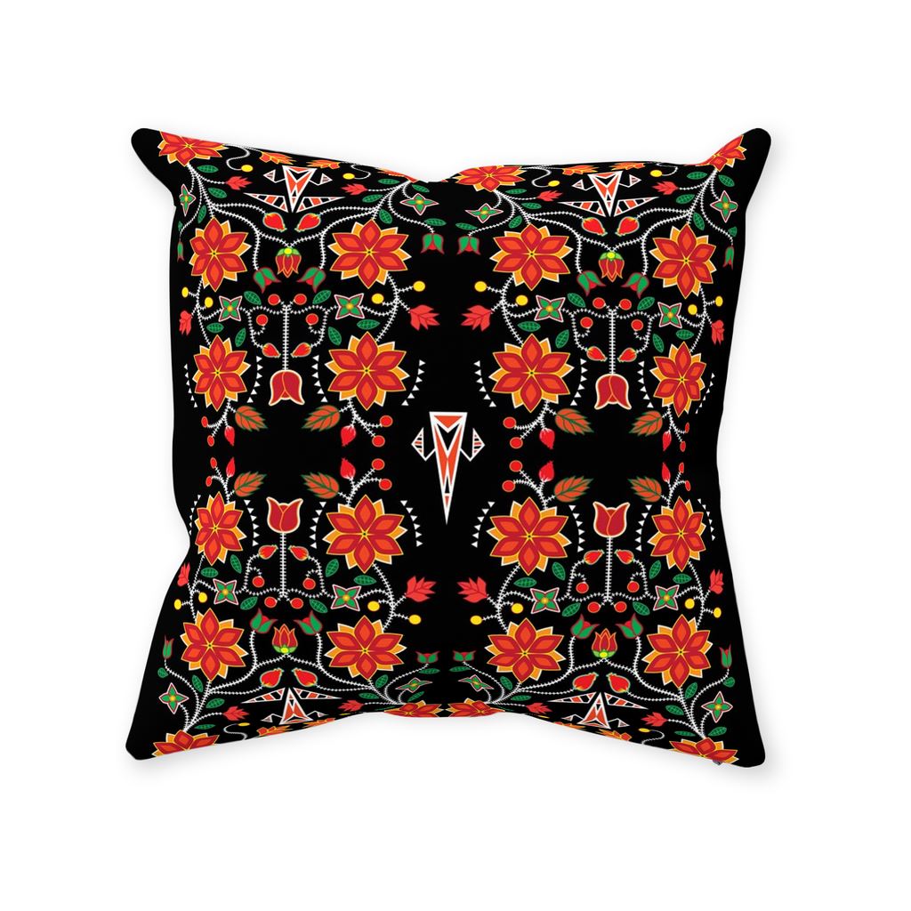 Floral Beadwork Six Bands Throw Pillows 49 Dzine 