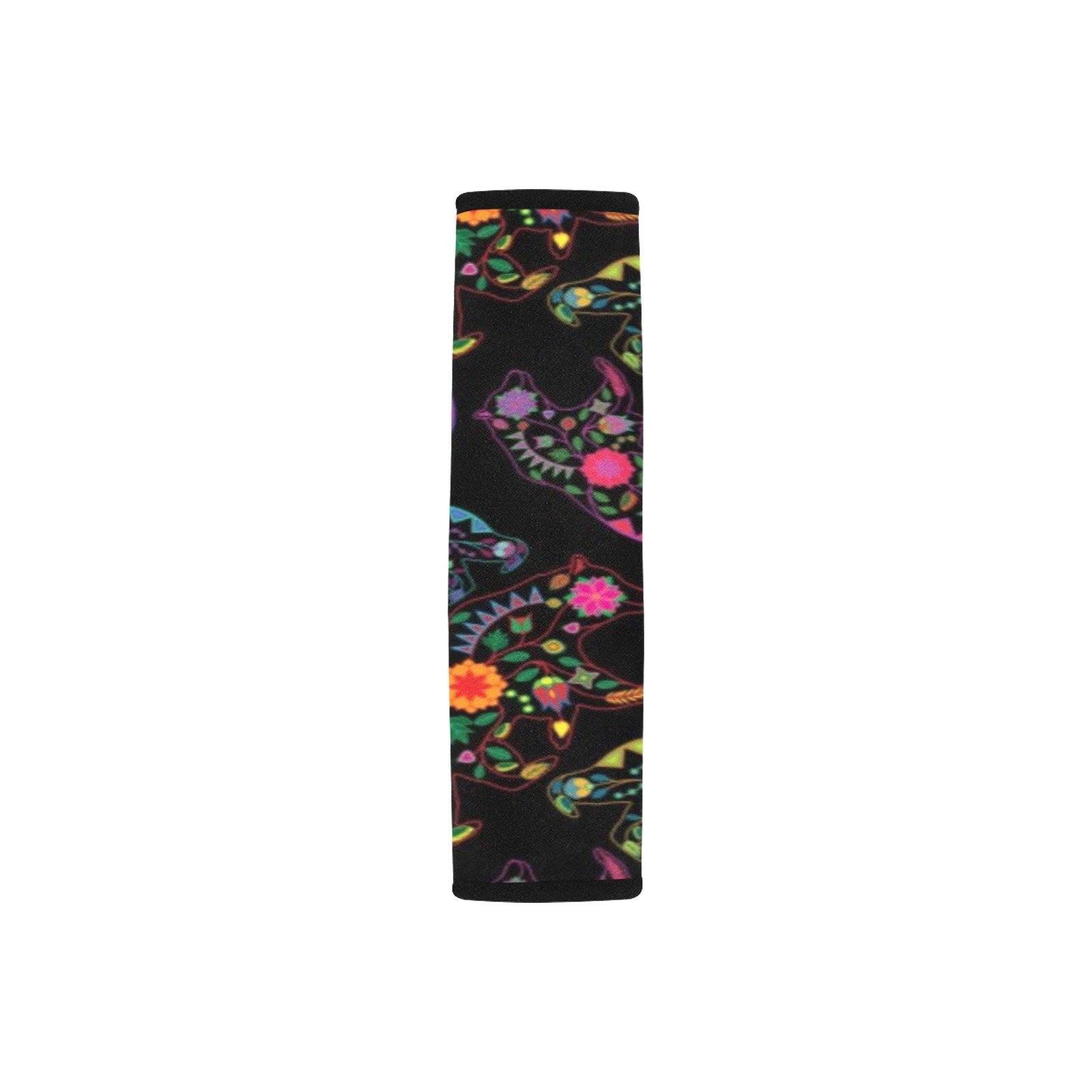 Floral Bear Car Seat Belt Cover 7''x12.6'' (Pack of 2) Car Seat Belt Cover 7x12.6 (Pack of 2) e-joyer 