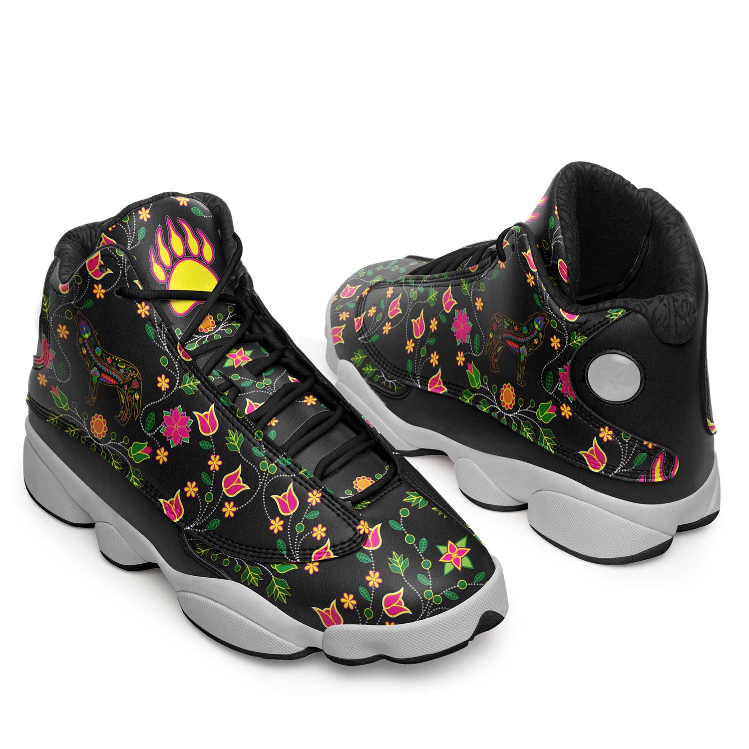 Floral Bearpaw Wolf Isstsokini Athletic Shoes Herman 