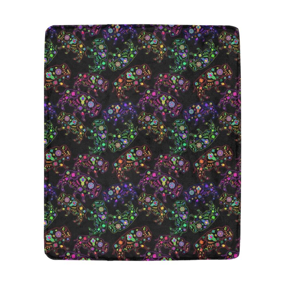 Floral Buffalo Ultra-Soft Micro Fleece Blanket 50"x60" Ultra-Soft Blanket 50''x60'' e-joyer 
