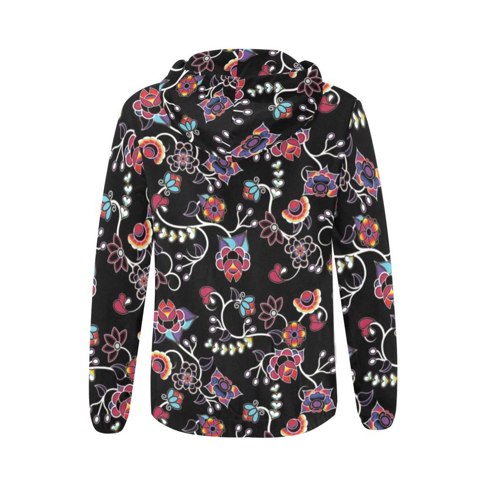 Floral Danseur All Over Print Full Zip Hoodie for Women (Model H14) All Over Print Full Zip Hoodie for Women (H14) e-joyer 