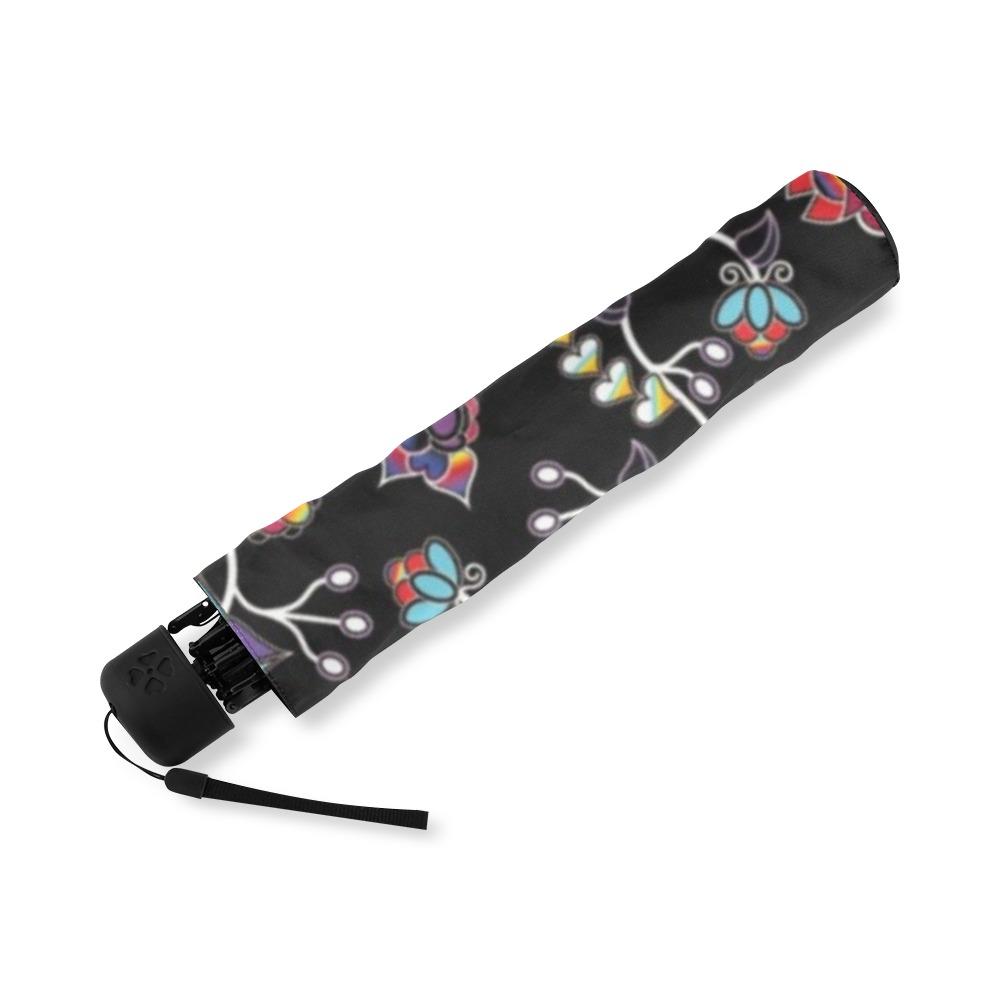 Floral Danseur Foldable Umbrella (Model U01) Foldable Umbrella e-joyer 