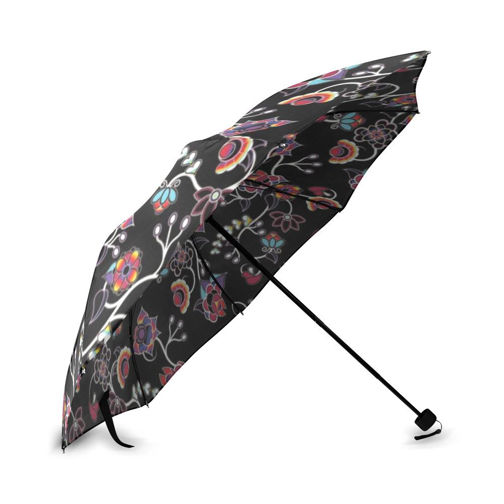 Floral Danseur Foldable Umbrella (Model U01) Foldable Umbrella e-joyer 