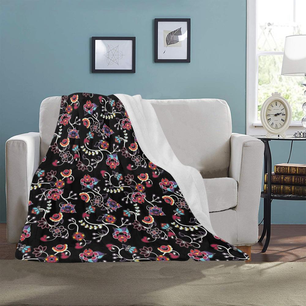 Floral Danseur Ultra-Soft Micro Fleece Blanket 40"x50" Ultra-Soft Blanket 40''x50'' e-joyer 