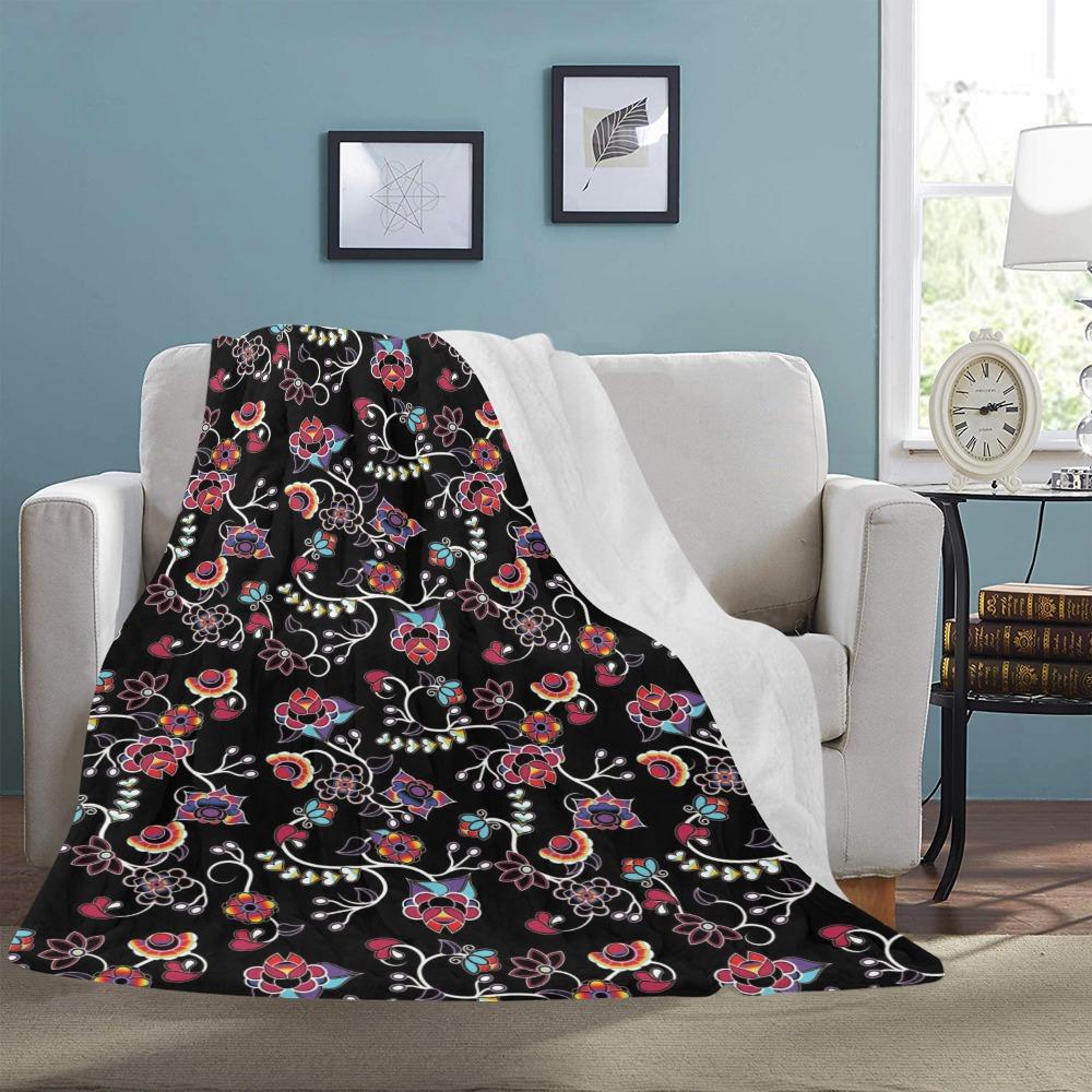 Floral Danseur Ultra-Soft Micro Fleece Blanket 60"x80" Ultra-Soft Blanket 60''x80'' e-joyer 