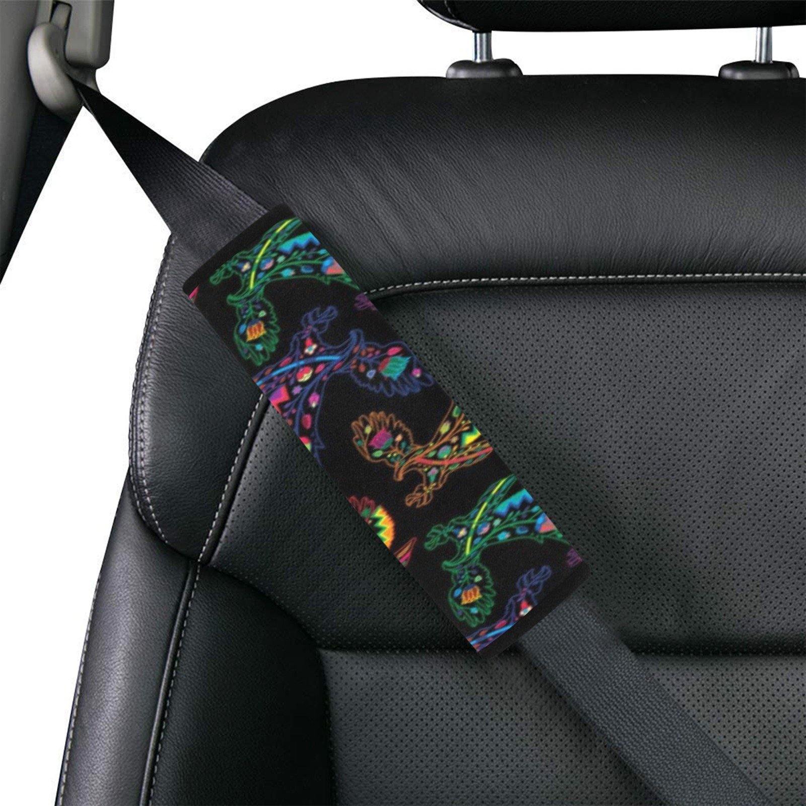 Floral Eagle Car Seat Belt Cover 7''x12.6'' (Pack of 2) Car Seat Belt Cover 7x12.6 (Pack of 2) e-joyer 