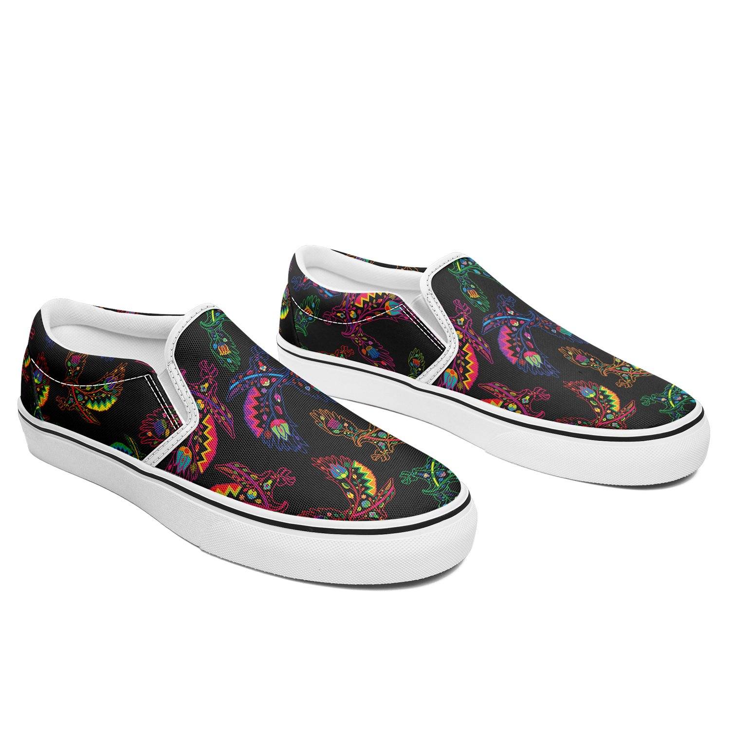 Floral Eagle Otoyimm Canvas Slip On Shoes otoyimm Herman 