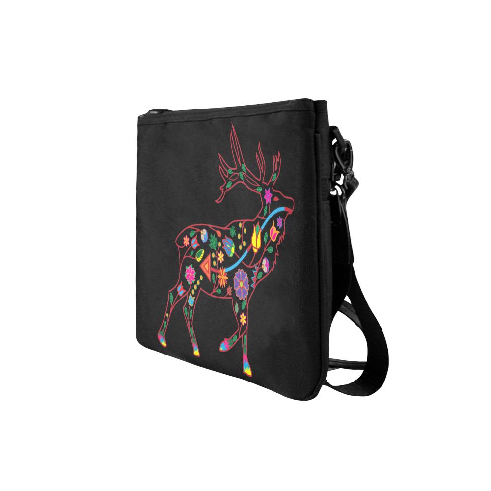 Floral Elk Slim Clutch Bag (Model 1668) Slim Clutch Bags (1668) e-joyer 