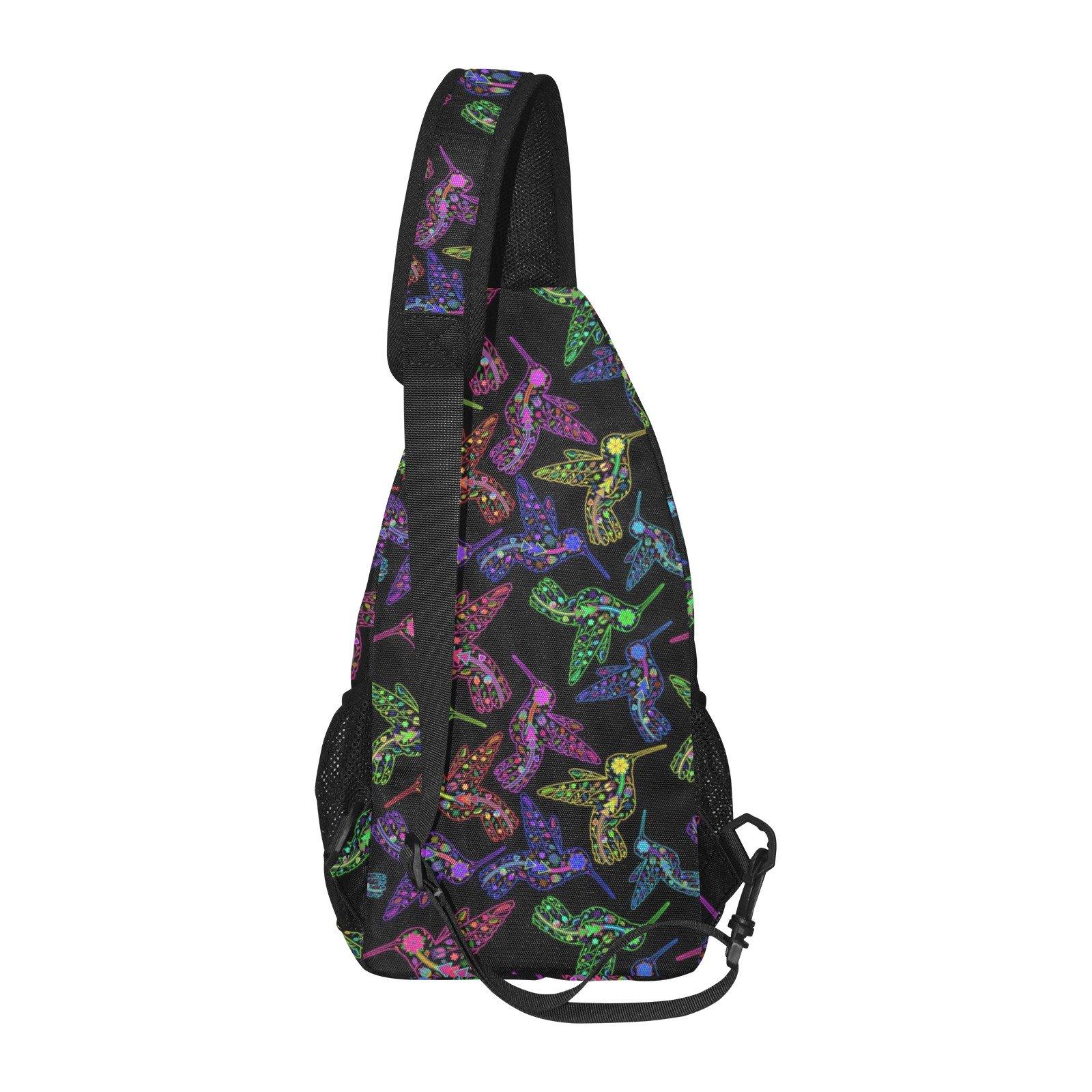 Floral Hummingbird All Over Print Chest Bag (Model 1719) All Over Print Chest Bag (1719) e-joyer 