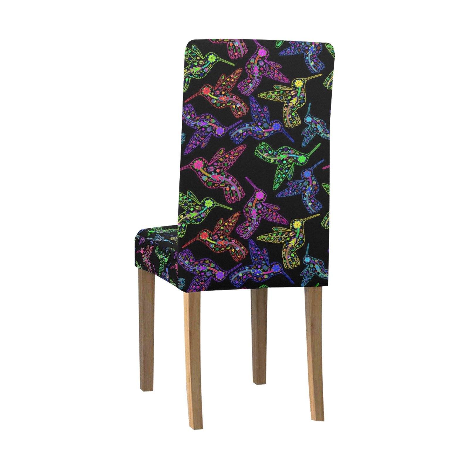 Floral Hummingbird Chair Cover (Pack of 6) Chair Cover (Pack of 6) e-joyer 