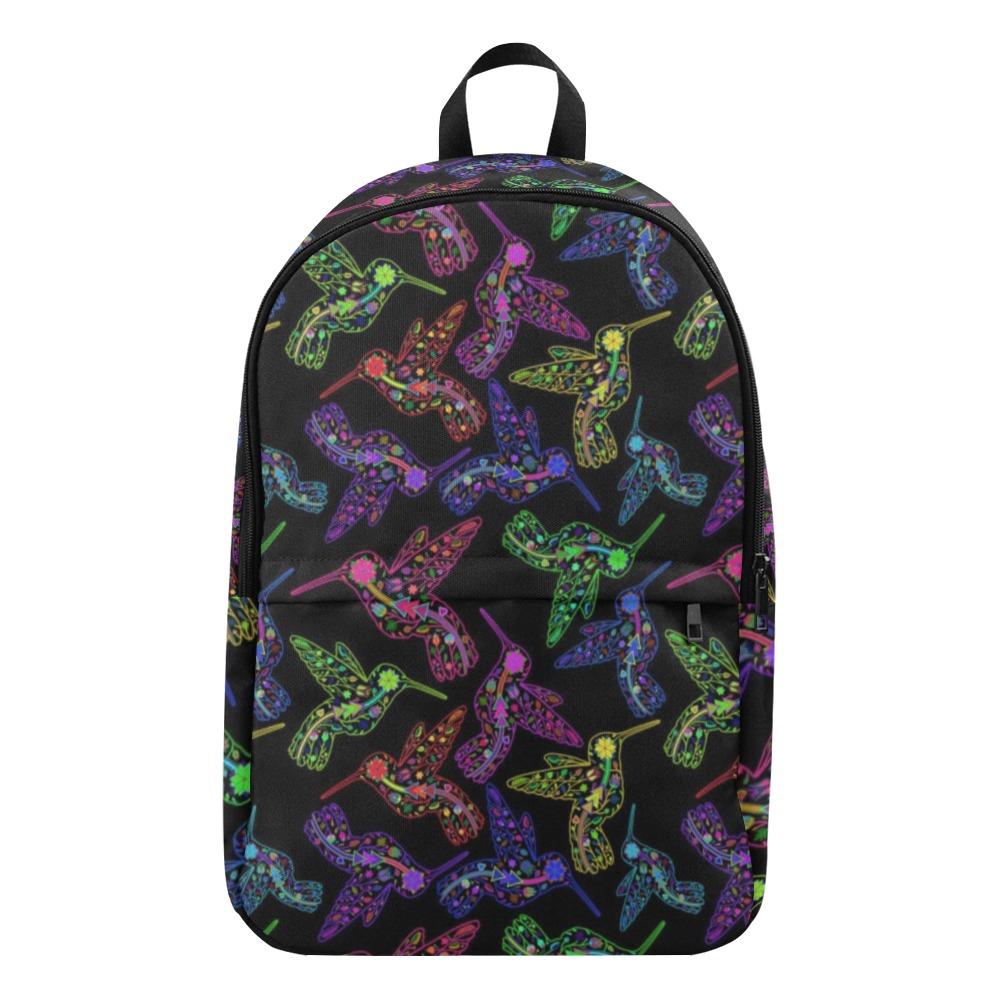 Floral Hummingbird Fabric Backpack for Adult (Model 1659) Casual Backpack for Adult (1659) e-joyer 