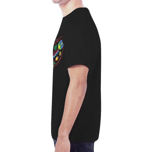 Floral Wolf New All Over Print T-shirt for Men/Large Size (Model T45) New All Over Print T-shirt for Men/Large (T45) e-joyer 